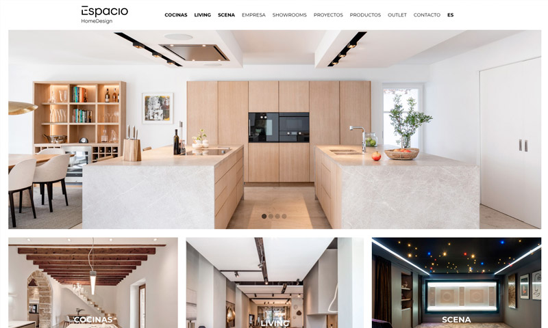 Espacio Home Design - diseño web